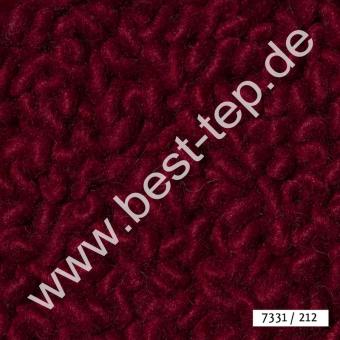 JAB Anstoetz LANA COLOR Pure Teppich 7331/212 Rubinrot 