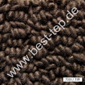 JAB Anstoetz LANA COLOR Pure Teppich 7331/728 Schokolade 